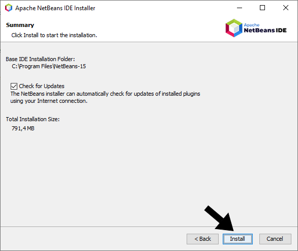  O instalador nos oferece a opção de atualizar os plugins automaticamente.